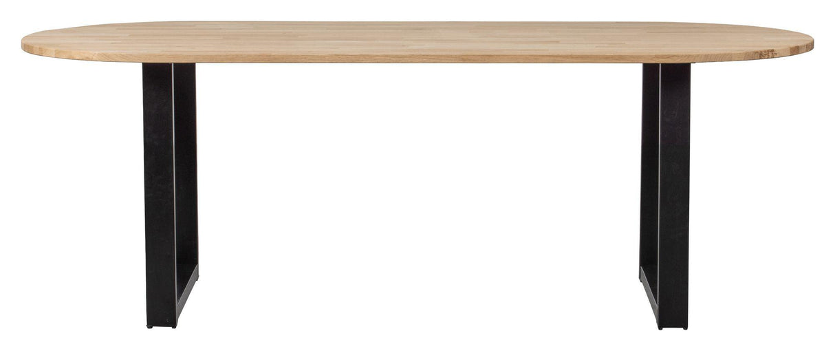 Woood Tablo Ovalt Spisebord - Eg/U-ben, 220x90 - Unoliving.com
