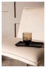 X-lounge Lænestol - Beige fløjl
