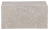 York Sofabord 80x60 - Beige/marmor look