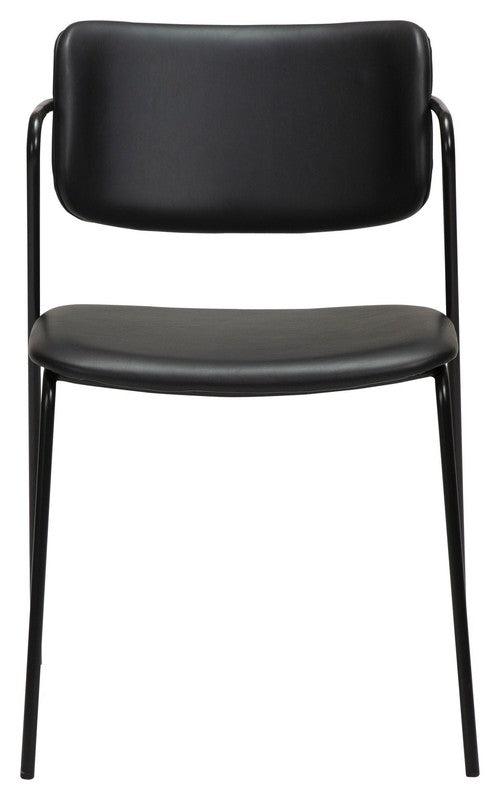 Zed Spisebordsstol, Vintage Sort PU - Unoliving.com