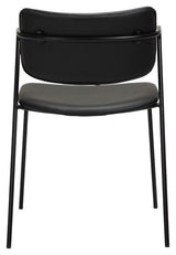 Zed Spisebordsstol, Vintage Sort PU - Unoliving.com