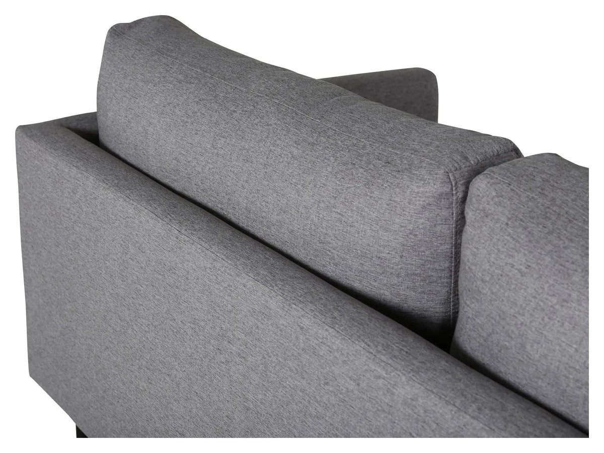 Zoom 2-pers. sofa, Grå Stof
