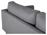 Zoom 2-pers. sofa, Grå Stof