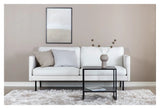 Zoom 2-pers. sofa, Offwhite Stof