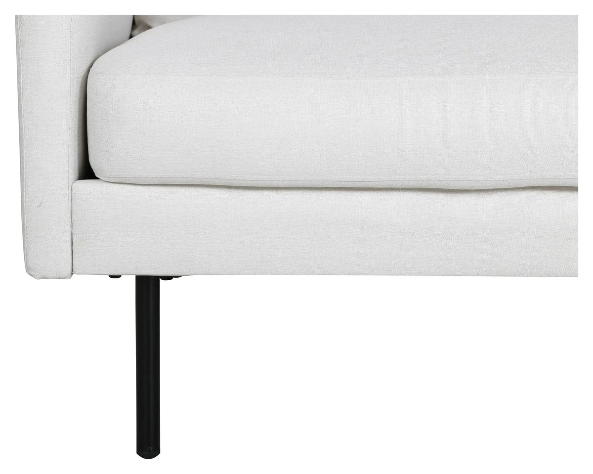 Zoom 2-pers. sofa, Offwhite Stof