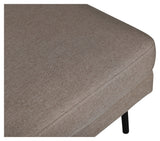 Zoom Ottoman, Brun stof - Unoliving.com