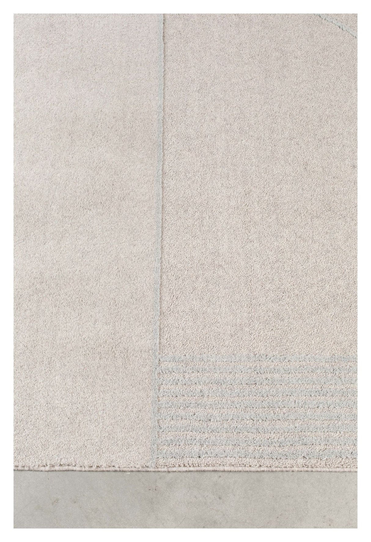 Zuiver Bliss Tæppe - Grå/Blå, 240X345