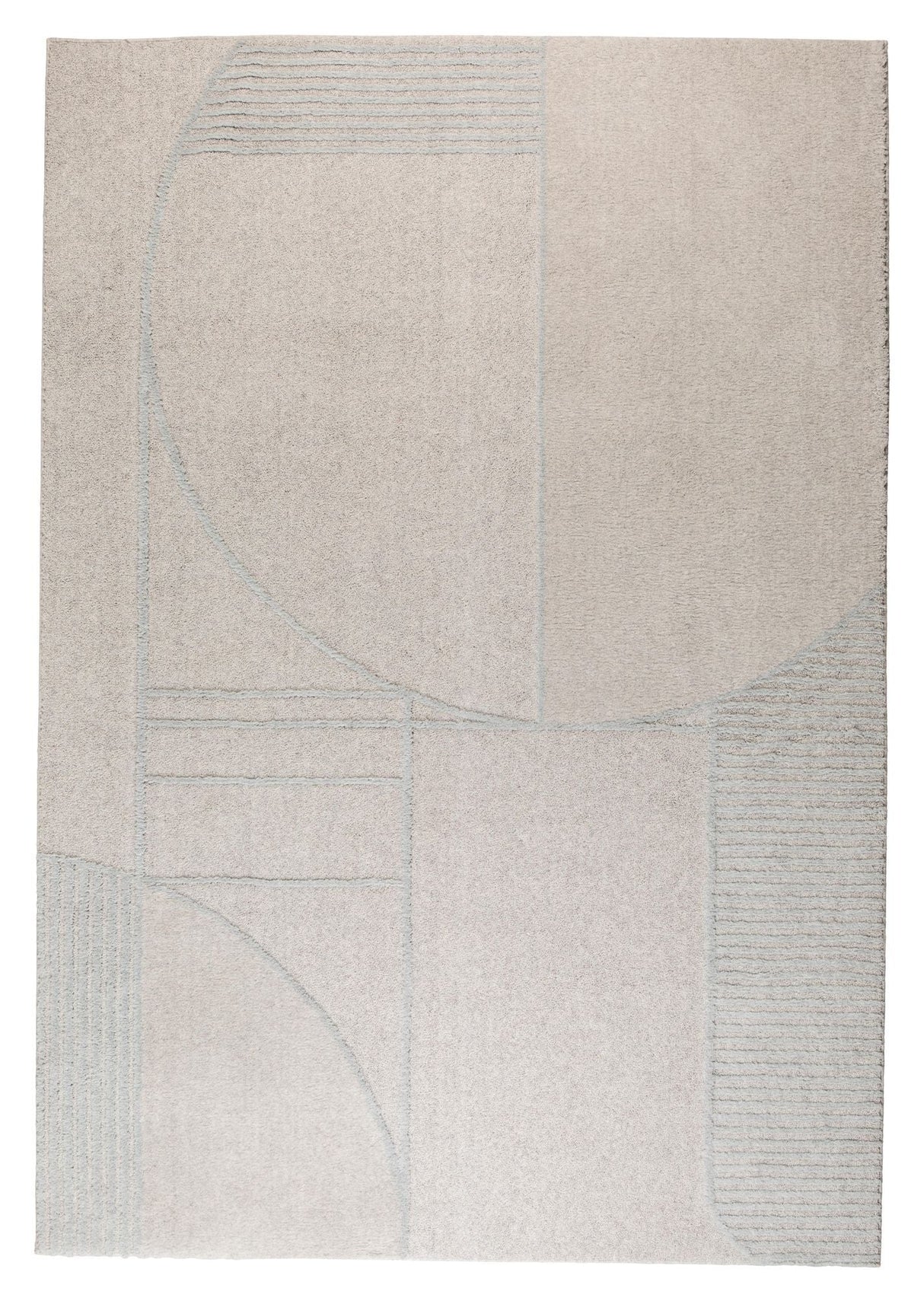 Zuiver Bliss Tæppe - Grå/Blå, 240X345