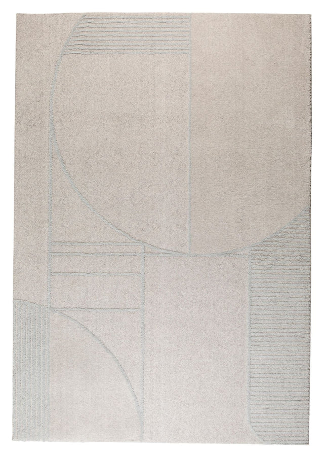 Zuiver Bliss Tæppe - Grå/Blå, 240X345