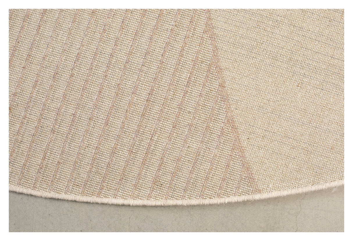 Zuiver Bliss Tæppe - Natur/Pink, Ø240 - Unoliving.com