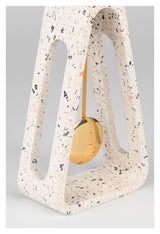 Zuiver Clock Pendulum Ur - Hvid Terrazzo