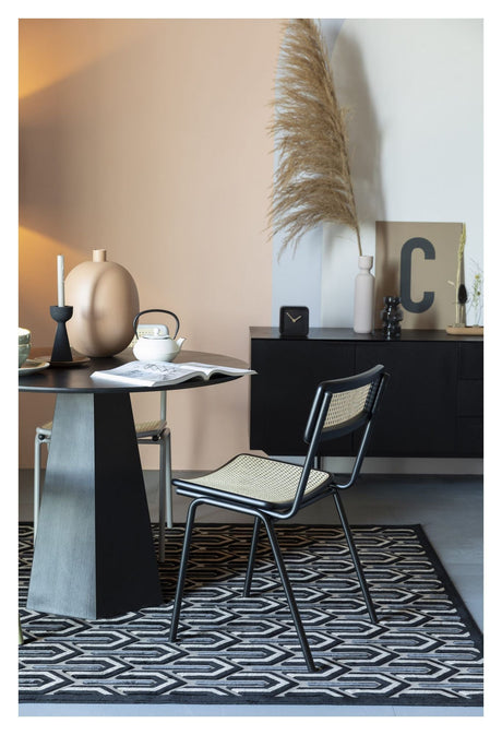 Zuiver Jort Spisebordsstol - Sort/Natur - Unoliving.com