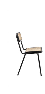 Zuiver Jort Spisebordsstol - Sort/Natur - Unoliving.com