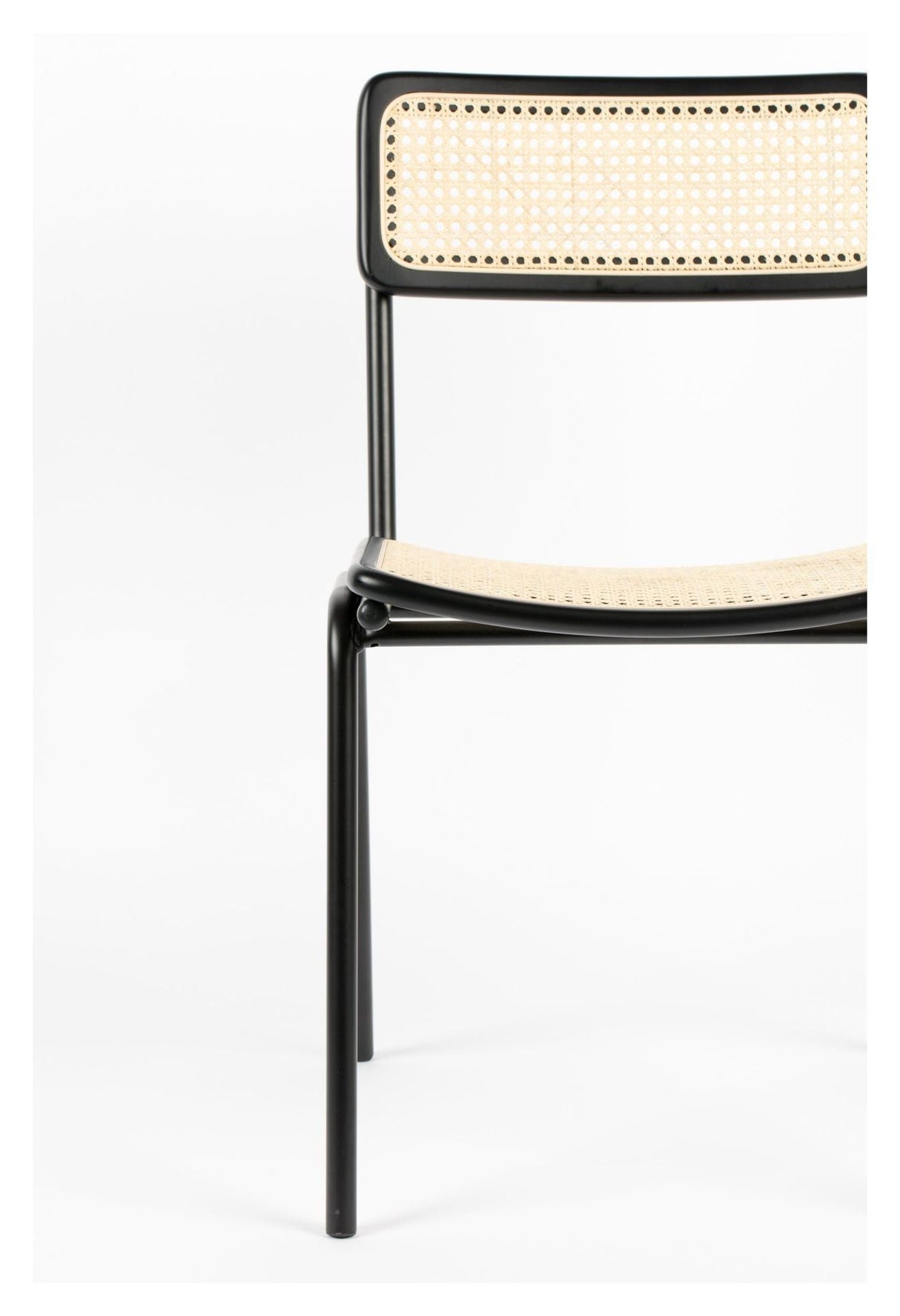 Zuiver Jort Spisebordsstol - Sort/Natur - Unoliving.com