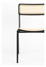 Zuiver Jort Spisebordsstol - Sort/Natur - Unoliving.com