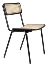 Zuiver Jort Spisebordsstol - Sort/Natur - Unoliving.com