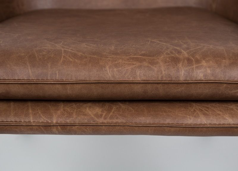 homii Bon Loungestol, Brun kunstlæder - Unoliving.com