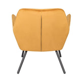 homii Bon Loungestol, Guld Velour - Unoliving.com