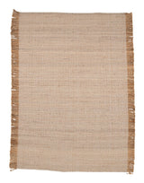 Emilio Tæppe, Jute, Offwhite, 230x160 - Unoliving.com